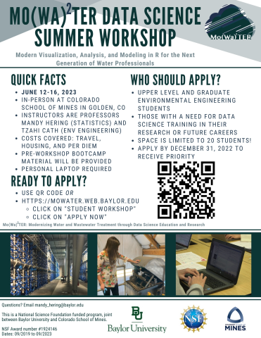 Summer 2023 Workshop Flyer
